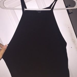 Black Halter top